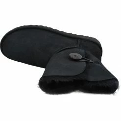 Footwear UGG Womens Bailey Button II Shoes - Black