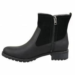 Timberland Womens Bethel Biker Winter Boots - Black Footwear