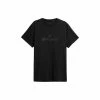 4F Mens Short-Sleeved T-shirt - Black Outdoor Clothing