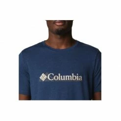Outdoor Clothing Columbia Mens Tech Trail Graphic Tee - Navy Blue
