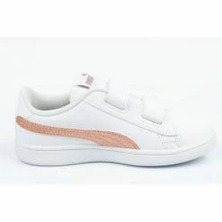 Puma Junior Smash Shoes - White Footwear