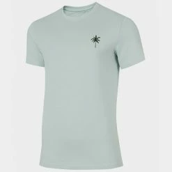 Outdoor Clothing 4F Mens Short Sleeves T-shirt - Green