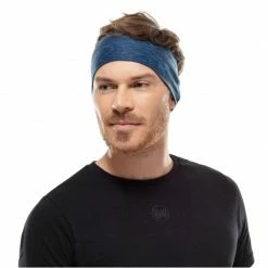 Ski Wear Buff Unisex CoolNet UV Wide Headband - Blue