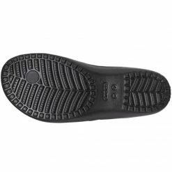 Crocs Womens Kadee II Flip Clog - Black Slides