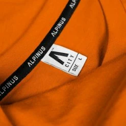 Outdoor Clothing Alpinus Mens Cadino T-shirt -Orange