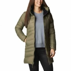 Columbia Womens Autumn Park Down Mid Jacket - Green Outdoor Clothing