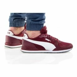 Puma Mens St Runner V3 Mesh Shoes - Claret