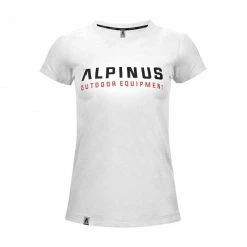 Alpinus Womens Chiavenna T-shirt - White Outdoor Clothing