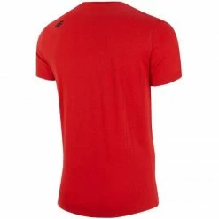 4F Mens Sports T-shirt - Red Outdoor Clothing