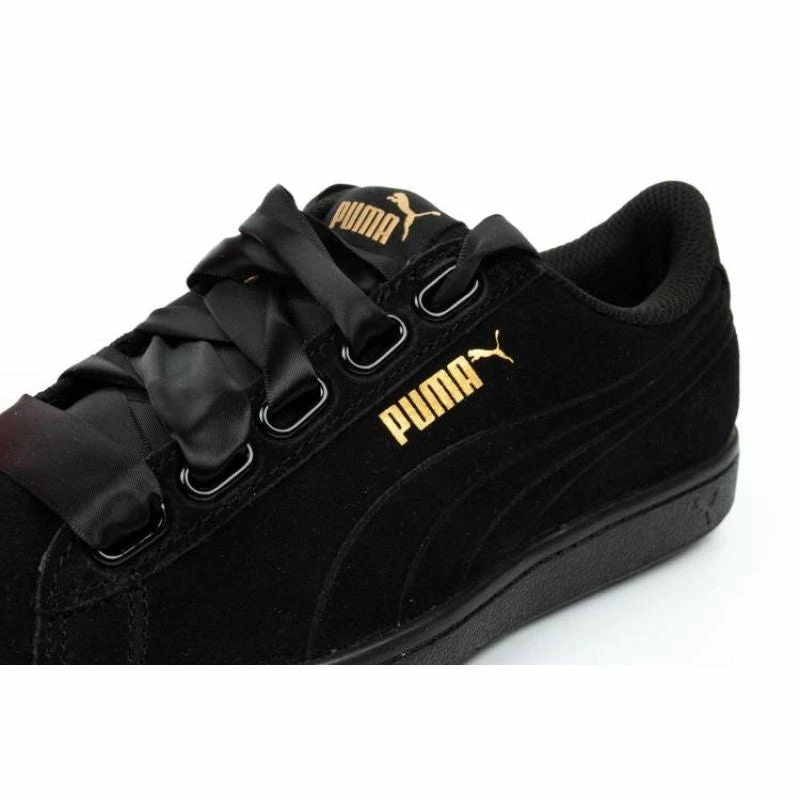 Footwear Puma Womens Vikky Ribbon SW Shoes - Black