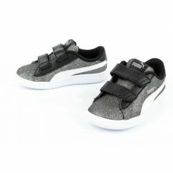 Footwear Puma Junior Smash V2 Glitz Glam Shoes - Black