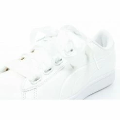 Footwear Puma Womens Vikky Ribbon Shoes - White