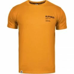 Outdoor Clothing Alpinus Mens Cadino T-shirt -Orange