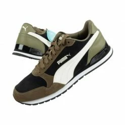 Puma Mens St Runner V2 Shoes - Black/Green
