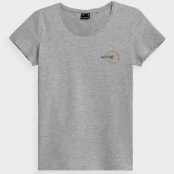 4F Womens Soft T-Shirt - Gray