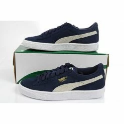 Puma Womens Suede Classic Shoes - Navy Blue