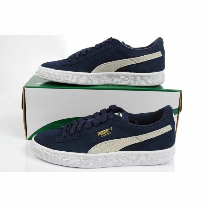 Puma Womens Suede Classic Shoes - Navy Blue