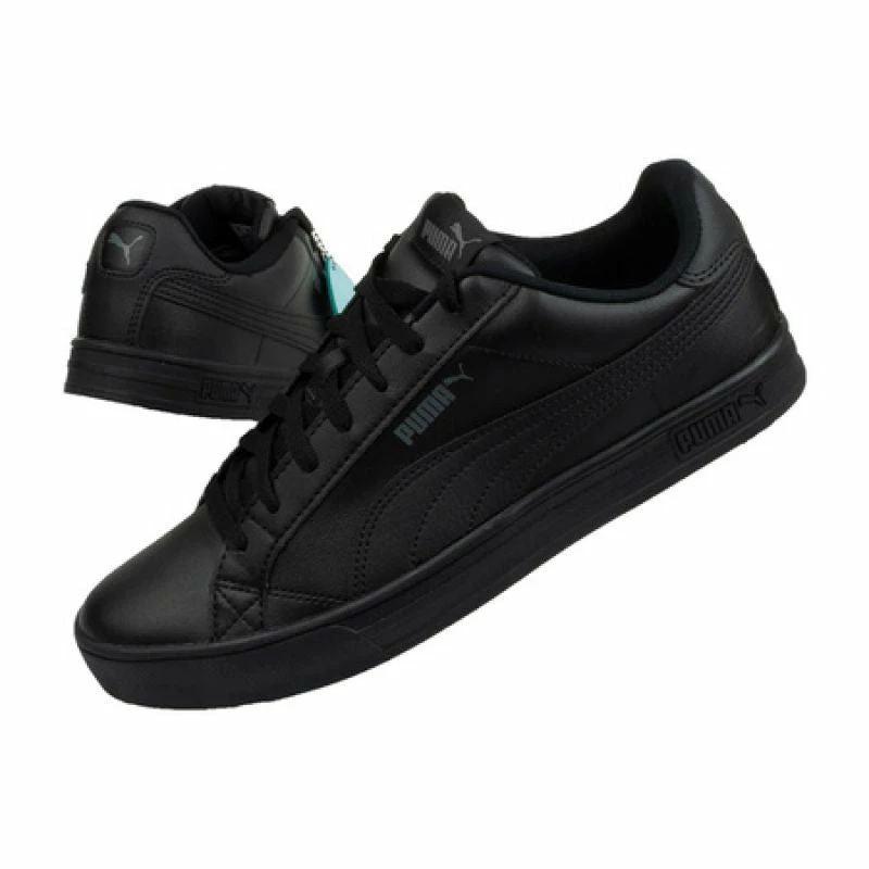 Trainers Puma Mens Smash Vulc Shoes - Black