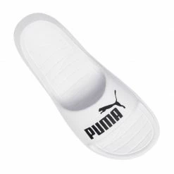 Slides Puma Mens Divecat V2 Slippers - White
