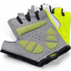 Meteor Unisex Gel GXQ 140 Bicycle Gloves - White/Yellow