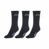 Asics Unisex 3 Pack Crew Socks - Black Walking Socks