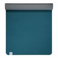 Yoga Mats Gaiam Lake 6 MM Yoga Mat - Blue/Gray
