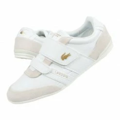 Lacoste Mens Misano Strap Shoes - White
