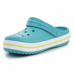 Crocs Womens Crocband Slippers - Blue/Yellow