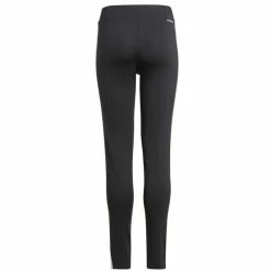Climawarm Adidas Junior D2M 3 Stripes Tight Leggings - Black