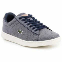 Footwear Lacoste Womens Carnaby Evo 218 3 Spw Lifestyle Shoes - Navy Blue/White