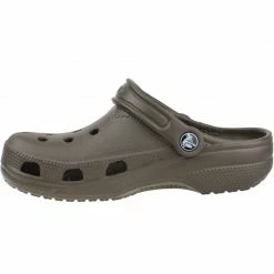 Crocs Womens Beach Flip-Flops - Brown Slides