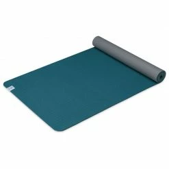 Yoga Mats Gaiam Lake 6 MM Yoga Mat - Blue/Gray