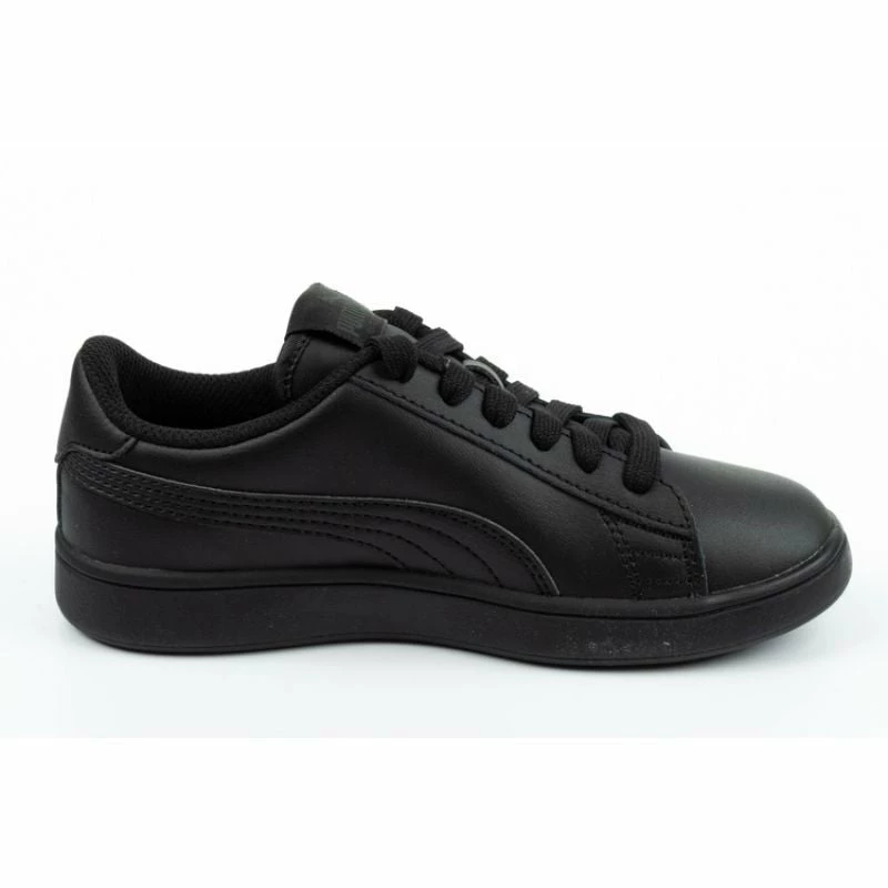 Puma Junior Smash V2 Shoes - Black Footwear