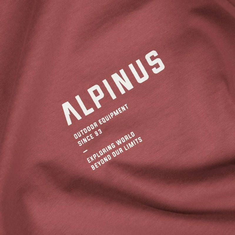 Alpinus Mens Cadino T-shirt - Claret