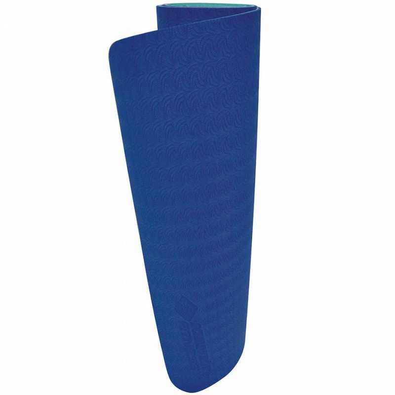 Schildkrot Bicolor Yoga Mat - Navy Blue/Mint Yoga Mats