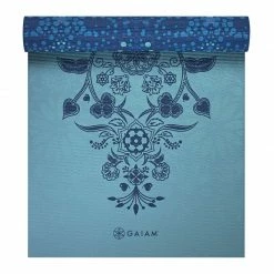Yoga Mats Gaiam Mystic 6MM Double-Sided Yoga Mat - Blue