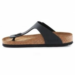 Birkenstock Womens Gizeh Flip-Flops - Black Slides