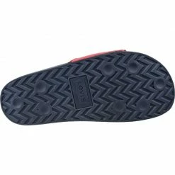 Slides Levi's Batwing Slide Sandal - Red/Navy Blue