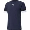 Outdoor Clothing Puma Mens TeamRise Jersey Peacoat T-shirt - Navy Blue