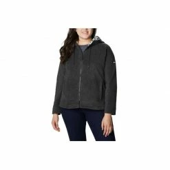 Columbia Womens Exploration Hooded Fleece FZ Sweatshirt - Gray