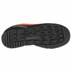 Merrell Mens Catalyst Suede Shoes - Orange Trainers