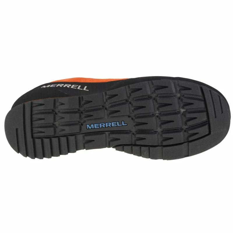Merrell Mens Catalyst Suede Shoes - Orange Trainers