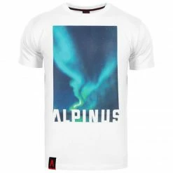 Alpinus Mens Cordillera T-Shirt - White Outdoor Clothing