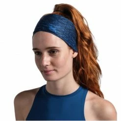 Ski Wear Buff Unisex CoolNet UV Wide Headband - Blue