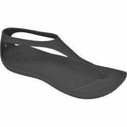 Crocs Womens Sexi Flip-Flop Sandals - Black