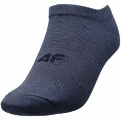 Walking Socks 4F Men's Sports Socks - Navy Blue/Dark Navy Blue/Navy Blue Melange