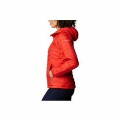 Columbia Womens Powder Lite Hooded Jacket - Red