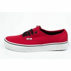 Vans Mens Authentic Shoes - Red Trainers