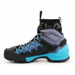 Footwear Salewa Womens WS Wildfire Edge Mid GTX Trekking Shoes - Blue