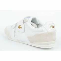 Lacoste Mens Misano Strap Shoes - White